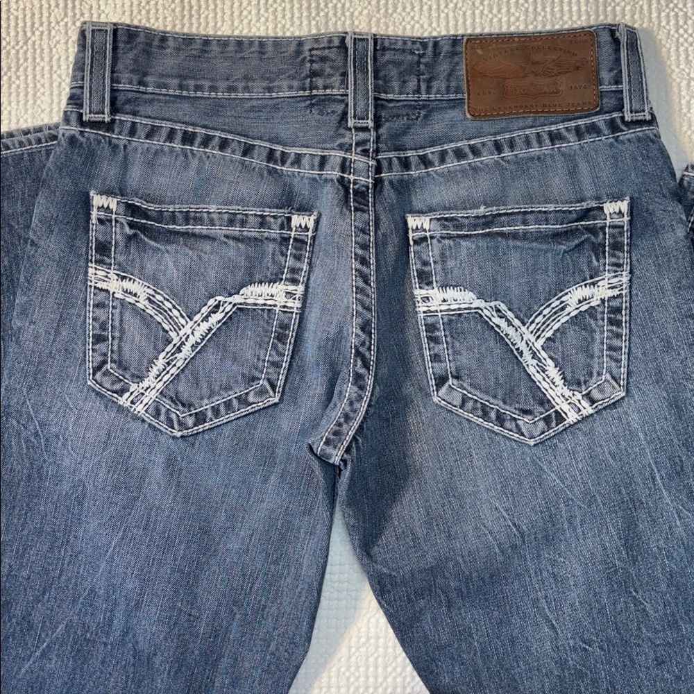 Buckle Big Star Union Vintage Collection Blue Jeans Leather Label, 30 Reg, EUC - Picture 7 of 16